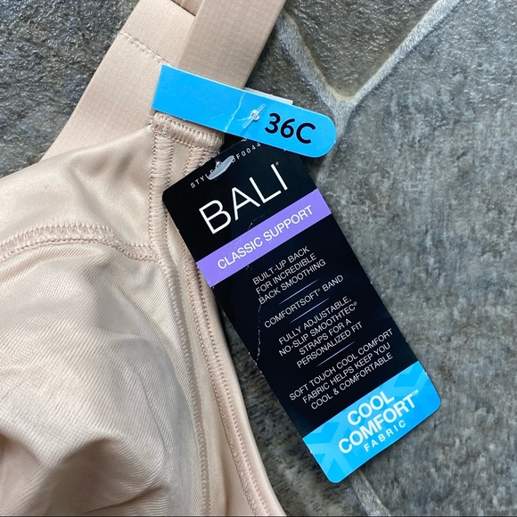 Bali Classic Support Cool Comfort Fabric Bra - Picture 6 of 15